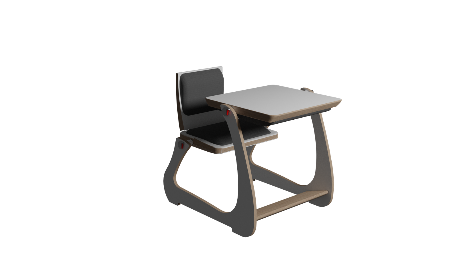 Delta mekanizmasının stüdyo CAD render'ı