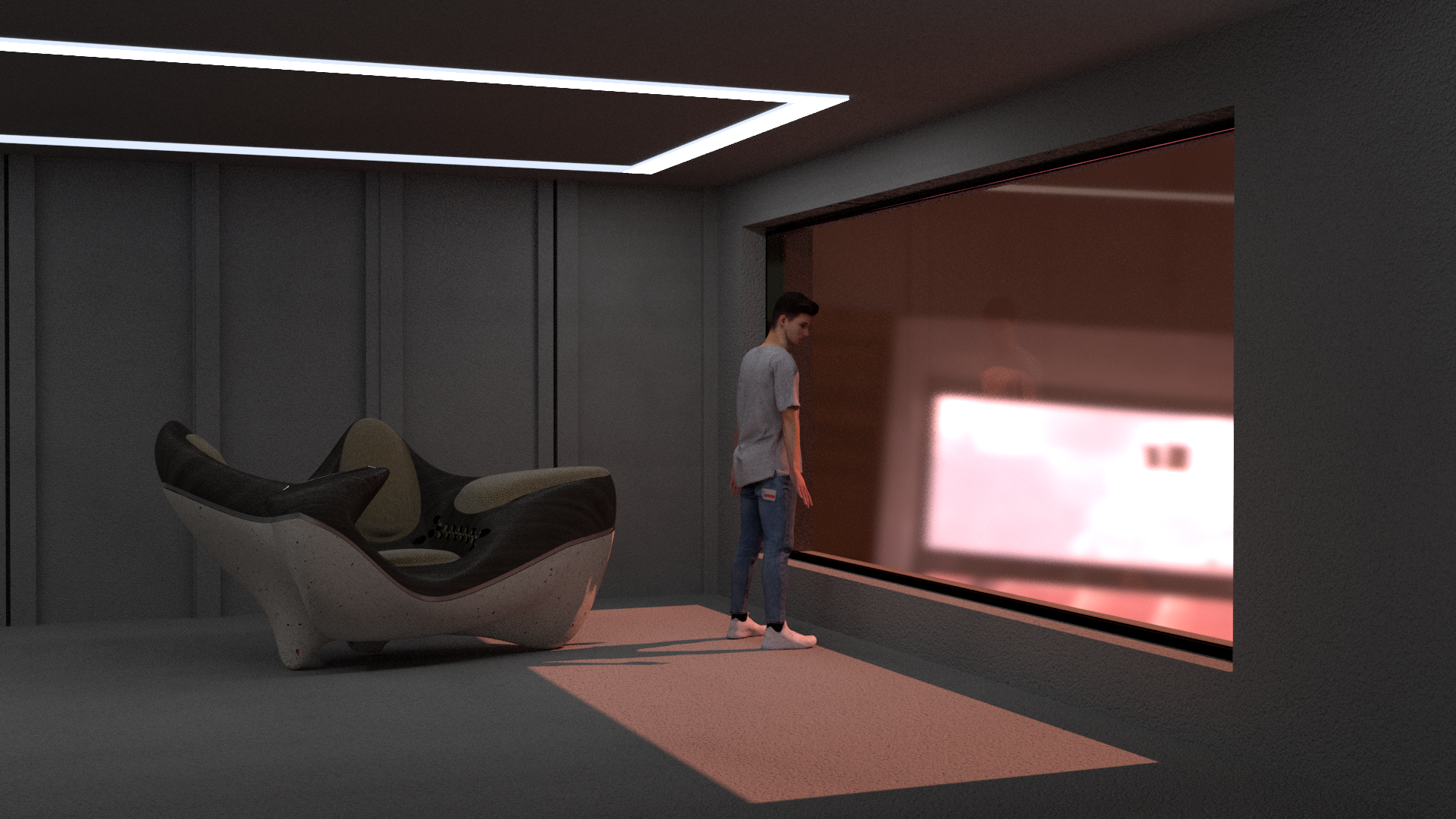 Retroscent seating piece